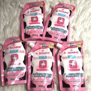 Spa milk salt for smooth & baby skin. ( $7/each)